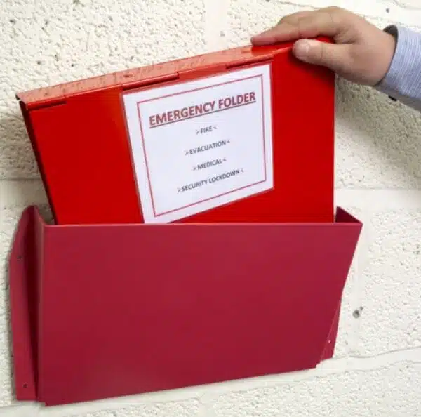 Emergency Folder binder