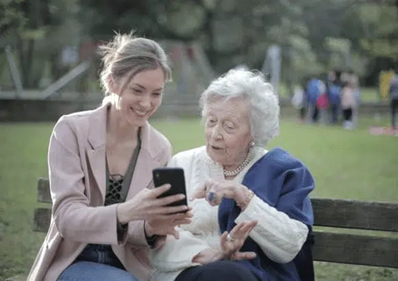 Daughter and Grandmother