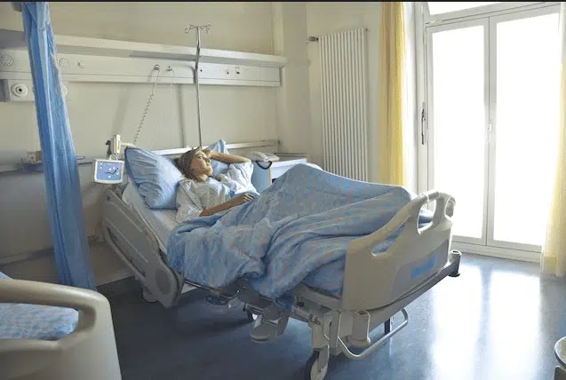 Room in the hospital