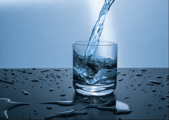 Glass of water