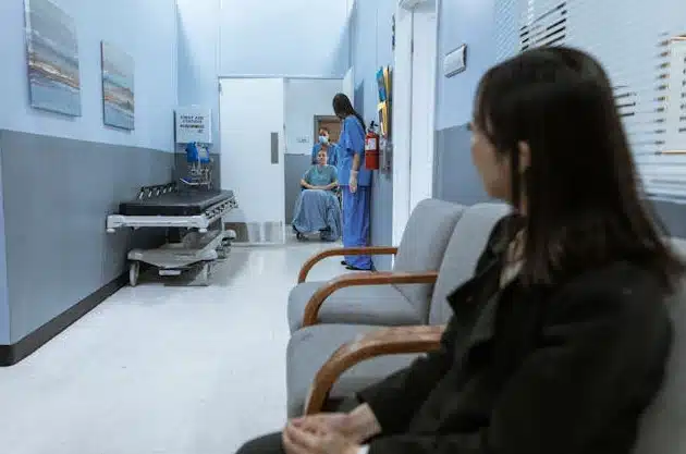 Hospital waiting area
