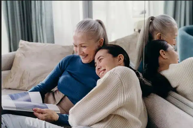 Mother and daughter