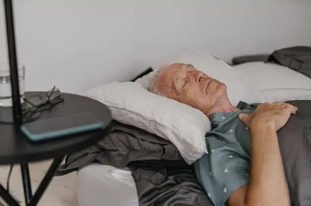 Man recuperating