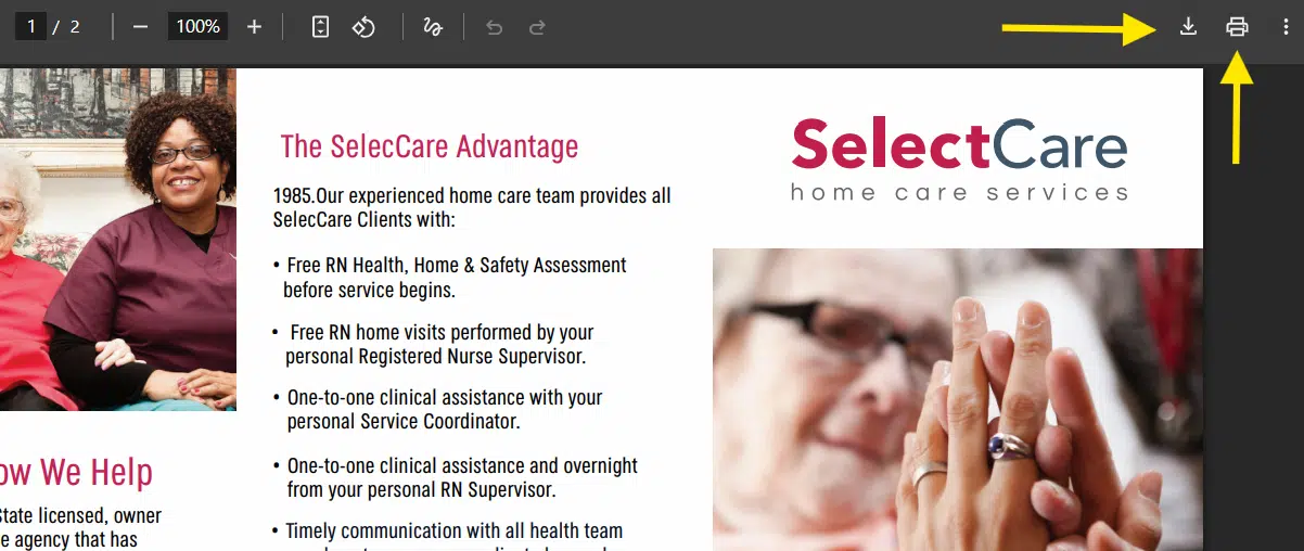 download and print select care